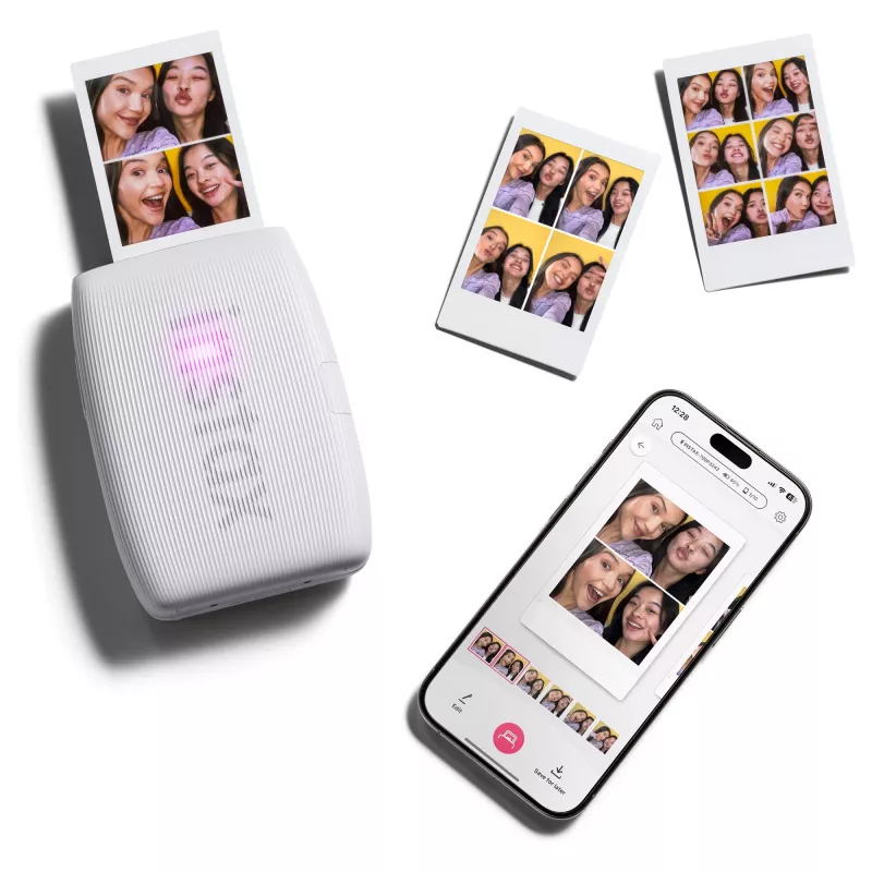 Fotospausdintuvas Fujifilm Instax Mini Link 3 White belaidis nešiojamas momentinis spausdintuvas išmaniesiems telefonams
