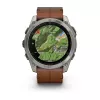 Garmin Fenix 8 3.56 cm (1.4 inch) AMOLED 51 mm Skaitmeninis 454 x 454 pikseliai Liečiamas ekranas Titanas Wi-Fi GPS (palydovas)