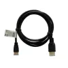 HDMI kabelis SAVIO CL-39 1 m — A tipo (vyriškas) į D tipo Micro (vyriškas), HDMI 1.4, 4096x2160, ARC, Ethernet, paauksuoti kontaktai, juodas