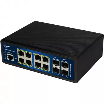 ALLNET pramoninis PoE jungiklis ALL-SGI8112PMJ 8+4 prievadai