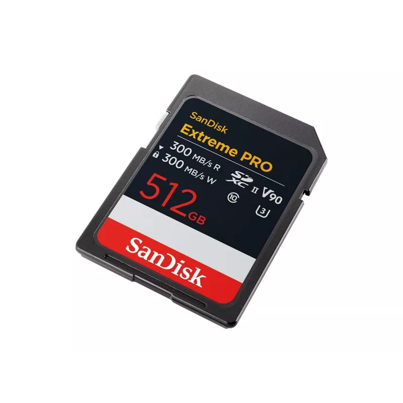 SanDisk Extreme Pro SDXC UHS-II atminties kortelė – 512 GB, V90 / U3 / 10 klasė