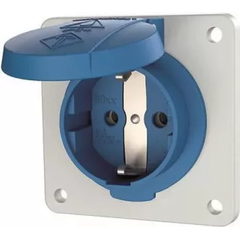 MENNEKES Elektrotechnik GmbH & Co. KG Schuko skydinis kištukinis lizdas 16A 2p+E 230V mėlynas 11011F