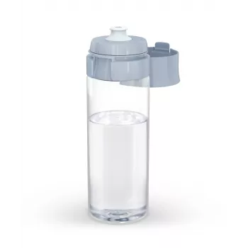 Filtravimo butelis BRITA Vital Pastel Blue 600 ml su 2 MicroDisc filtrais, be BPA, tinkamas plauti indaplovėje