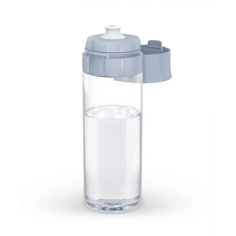 Filtravimo butelis BRITA Vital Pastel Blue 600 ml su 2 MicroDisc filtrais, be BPA, tinkamas plauti indaplovėje