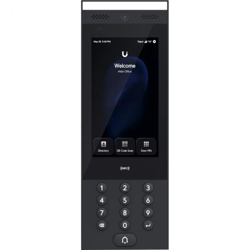 Ubiquiti G3 Intercom – Vaizdinis Domofonas Vidaus / Laukui su NFC ir Touch Pass