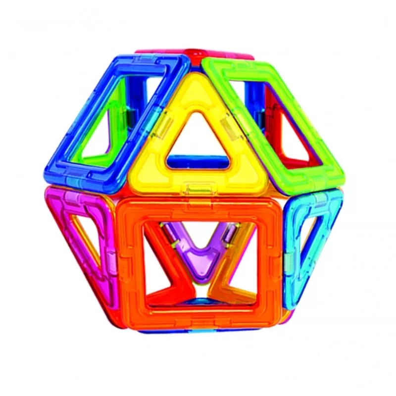 Magnetinis konstravimo rinkinys MAGFORMERS 14 dalių – 14 magnetinių geometrinių figūrų