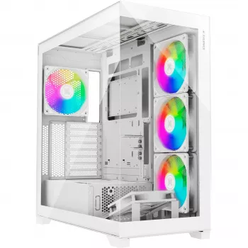 Korpusas XILENCE X818.W.ARGB ATX/micro ATX/Mini-ITX baltas Midi Tower
