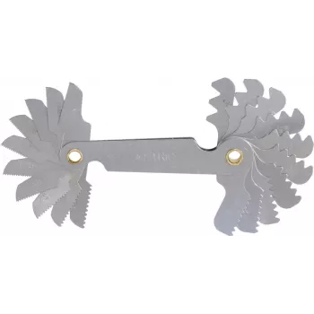 Srieginių matuoklių rinkinys ks tools 301.0090 – 22 vnt. sriegio matavimo šablonų rinkinys