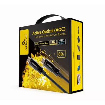 Gembird CCBP-HDMI-AOC-80M-02 HDMI laidas, HDMI A tipo (standartinis), juodas