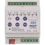 MDT Battery-0816.03 universalinis 8 kanalų pavara 4TE REG 16A 230VAC 100µF 15EVG