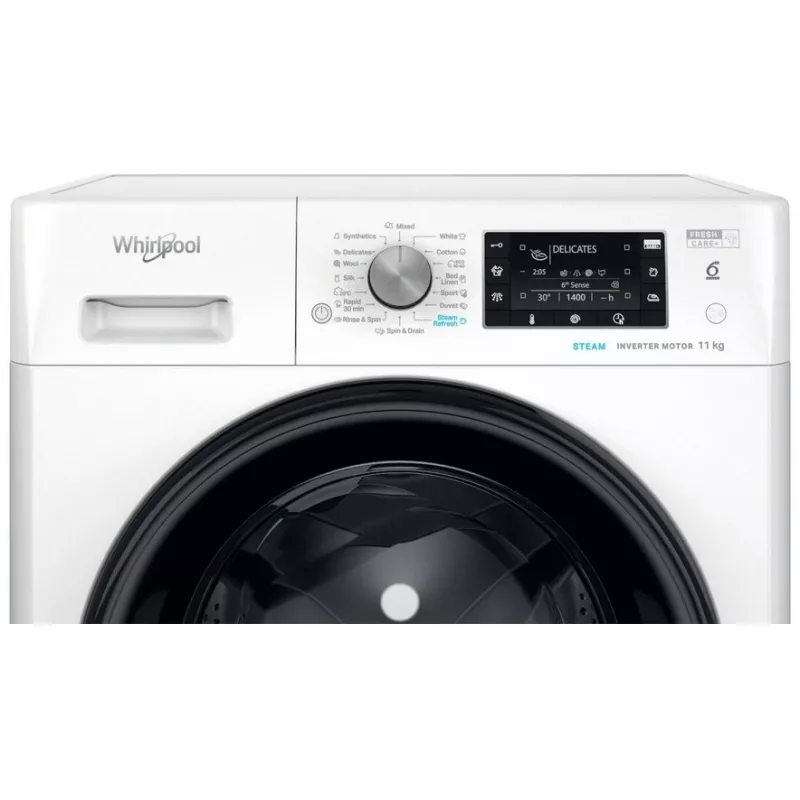 Indesit FFD 11489 BV EE Skalbimo mašina, A, priekinis pakrovimas, talpa 11 kg, 1351 aps./min., gylis 60,5 cm, balta | Whirlpool