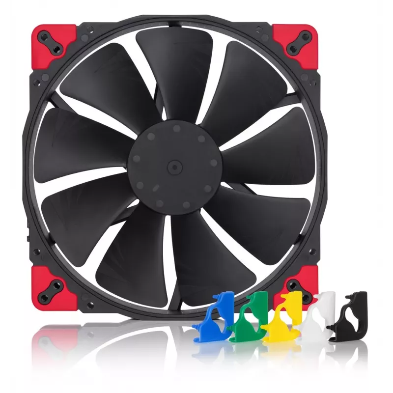 Ventiliatorius Noctua NF-A20 PWM CH.BK.S — 200 mm korpuso ventiliatorius, 12 V, 350–800 RPM, 146,9 m³/h, SSO guolis