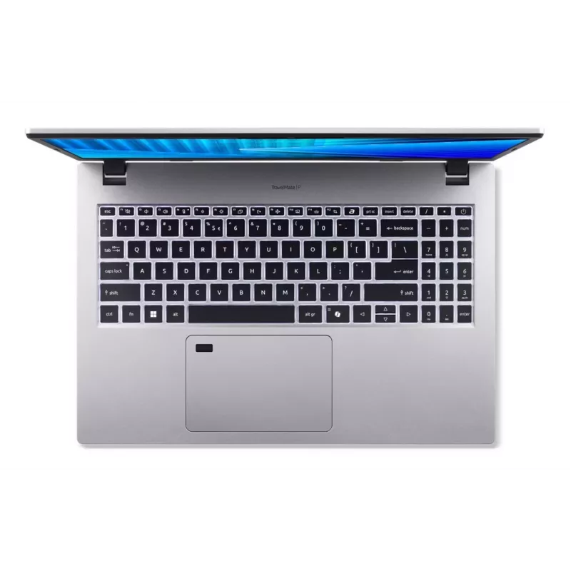 Nešiojamas kompiuteris Acer TravelMate P2 TMP215-75-G2-TCO – 15,6 col. FHD IPS 300 nitų, Intel Core Ultra 5 125H, 16 GB RAM, 512 GB SSD, pirštų atspaudų skaitytuvas, Windows 11 Pro, 3 metų garantija su atvykimu į vietą
