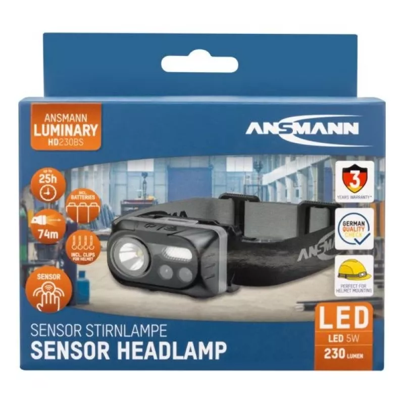LED priekinė lemputė ANSMANN ANS 1600-0386