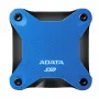 Išorinis SSD ADATA SD620 512 GB, USB 3.2 Gen 2 Micro-USB B, mėlynas, silikoninis korpusas, atsparus smūgiams