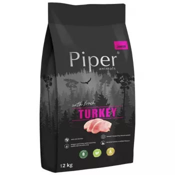 Dolina Noteci Piper Junior kalakutienos skonio sausas ėdalas šunims, 12 kg