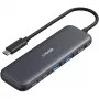 Anker 332 laidinis USB 3.2 Gen 1 Type-C mazgas, juodas, 100W, 4K Ultra HD