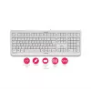 CHERRY KC 1000 klaviatūra namams USB Swiss pilka