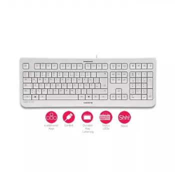 CHERRY KC 1000 klaviatūra namams USB Swiss pilka