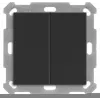 MDT BE-TAL55B206.01 KNX mygtukas Light 55 Basic 2 krypčių juodas matinis Neutral 1 (BE-TAL55B206.01)