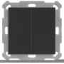 MDT BE-TAL55B206.01 KNX mygtukas Light 55 Basic 2 krypčių juodas matinis Neutral 1 (BE-TAL55B206.01)