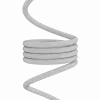 CANYON OnWire 60MG USB-C į USB-C laidas, magnetinis, pintas, 1 m, baltas