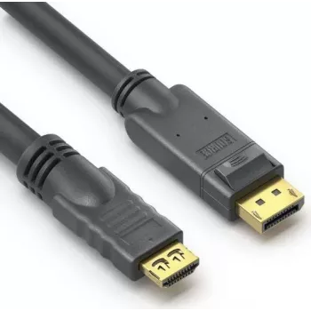 PureLink PI5110-010 Vaizdo kabelis-adapteris 1 m DisplayPort → HDMI juodas