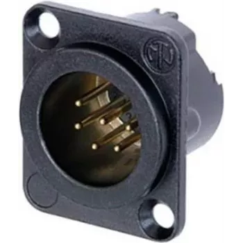 Neutrik NC6MD-LX-B-CON juodas jungiamasis aksesuaras