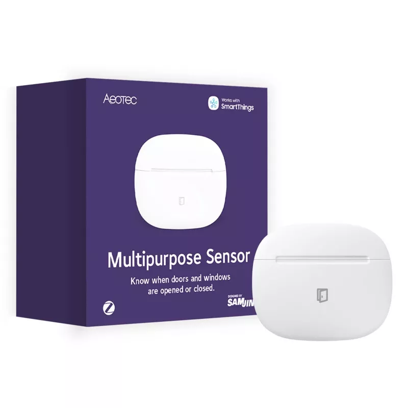 Aeotec Multipurpose Sensor universalus jutiklis išmaniems namams, belaidis ZigBee