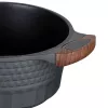 Virtuvės indas Resto Kitchenware Capella 2,6 L apvalus juodas medinis