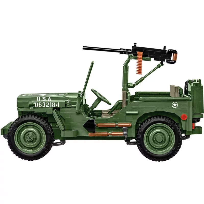 Cobi COBI-2805 Willys MB statomasis konstruktorius, 1207 detalių, serija Historical Collection, plastikas, 10+