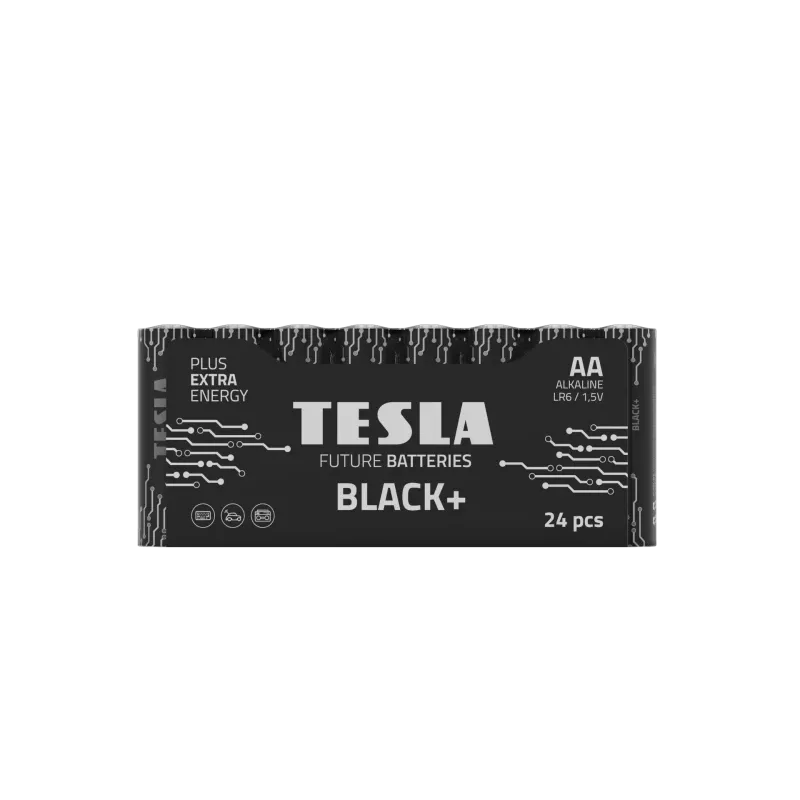 Baterijos Tesla AA Black+ R06 (24 vnt.)