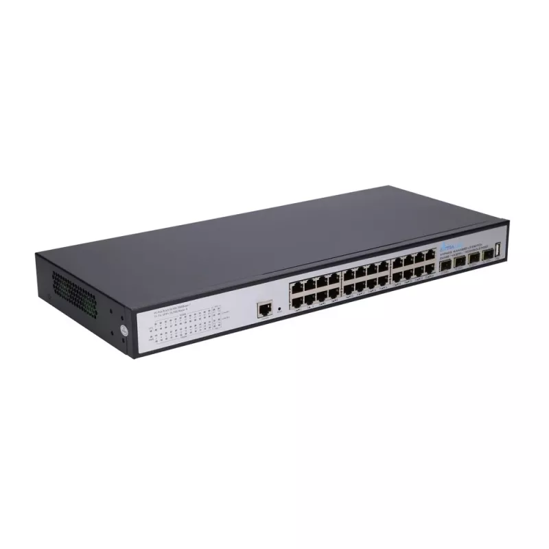Extralink Hypnos Switch, 24x RJ45 1000Mb/s, 4x SFP+, L3, valdomas