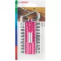 Atsuktuvų antgalių rinkinys Bosch 2607002821 — 21 vnt.: Torx, Phillips, Pozidriv, Hex