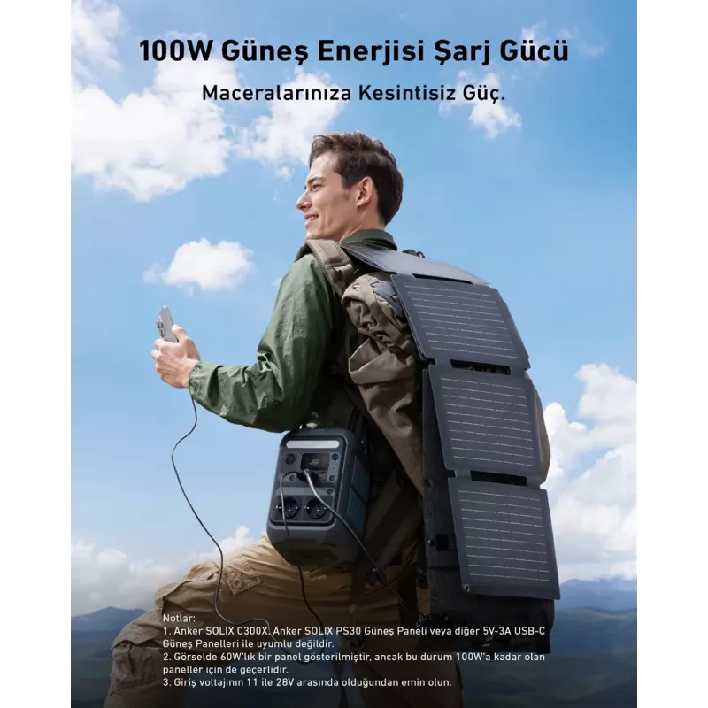 Anker SOLIX C300X nešiojama elektrinė stotelė 7 LiFePO4 90000 mAh