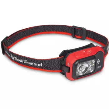 Žibintvietė Black Diamond Storm 450 Black, Red Headband