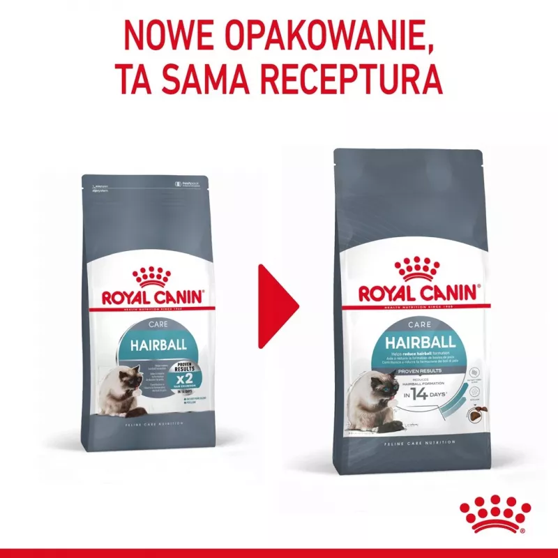 Sausas kačių ėdalas Royal Canin Hairball Care 10 kg – suaugusioms katėms, kukurūzai ir paukštiena