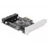 Vidinė USB 3.2 Gen 1 adapterio kortelė DeLOCK 90387