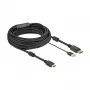 Vaizdo kabelio adapteris DeLOCK 85968 10 m HDMI Type A DisplayPort USB Type-A juodas