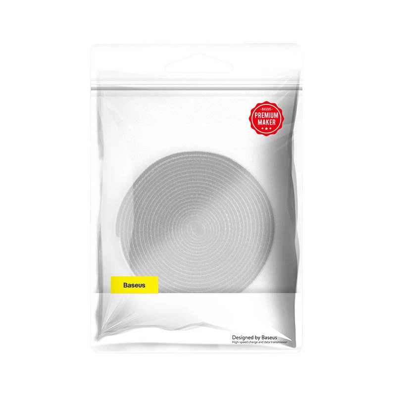 Priedas kabeliams Baseus ACMGT-F0G — Velcro juosta, 3 m ilgio, pilka