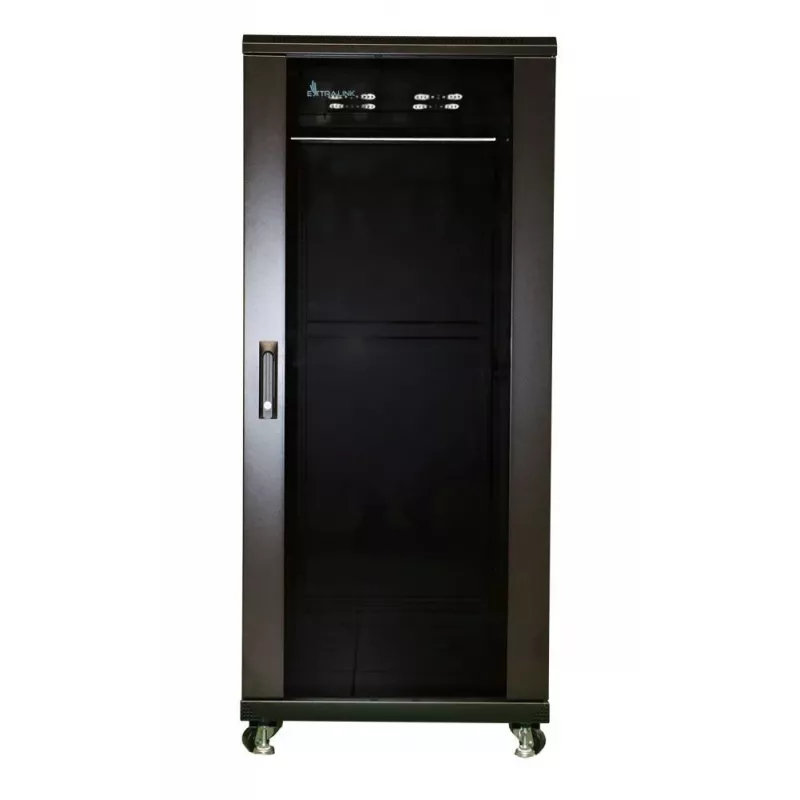 Extralink EX.11366 stovas 27U 600x800 mm laisvai pastatoma spinta Juoda