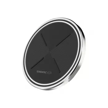Belaidis įkroviklis Terratec ChargeAIR dot! Smartphone Black Silver, 10 W