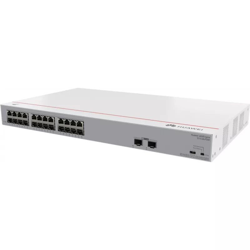 HUAWEI eKit S110 Series S110-24LP2SR Nereglamentuojamas L2 Gigabit Ethernet (10/100/1000) Power over Ethernet (PoE) 1U Pilka