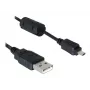Delock 82414 USB kabelis skaitmeninio fotoaparato jungčiai (Nikon 8-pin UC-E6), 1,83 m, juodas