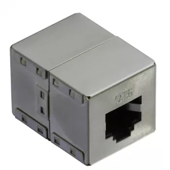 RJ-45 modulinė jungtis VALUE Cat.6 ekranuota sidabrinė