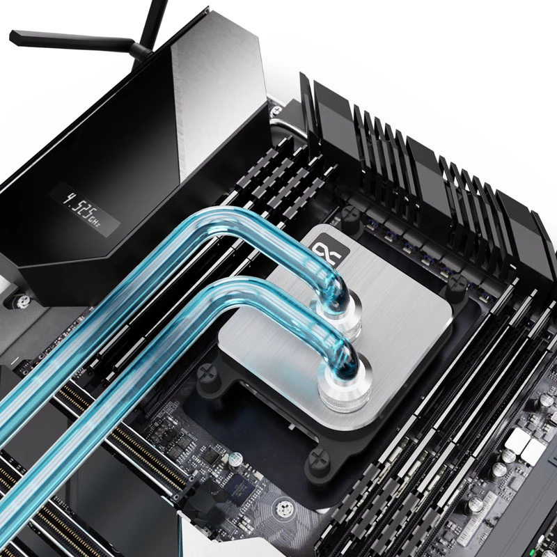 Vandens blokas Alphacool 13444 Sidabrinis 72mm x 72mm x 26.5mm