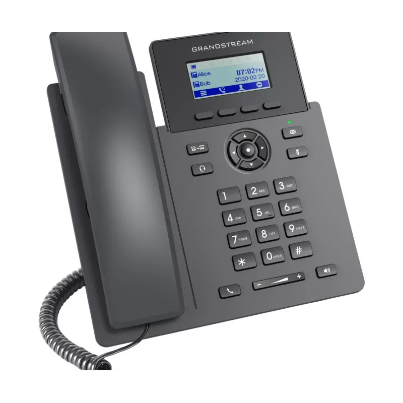 Grandstream Networks GRP2601P IP telefonas Juodas 2 linijos LCD