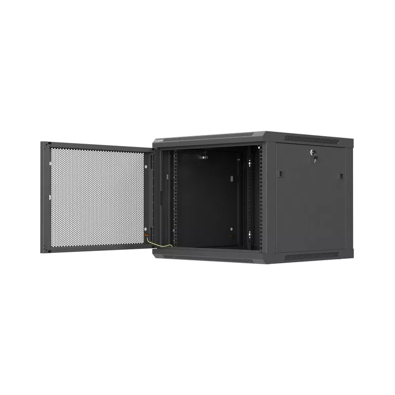 Stovo spinta 19 inch 9U 600x600 juoda