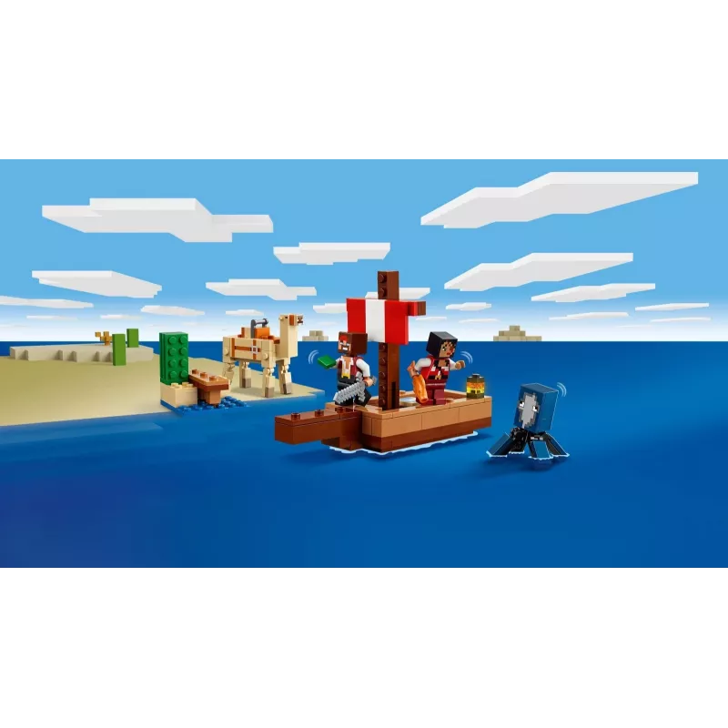 LEGO MINECRAFT 21259 „Piratų laivo kelionė“