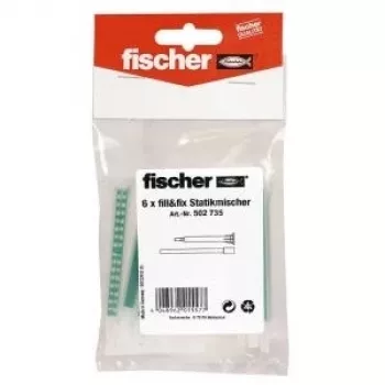Fischer 502735 Fill & Fix keičiamieji statiniai maišytuvai, 6 vnt.